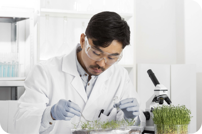 Indepth-application-and-biology-concept
